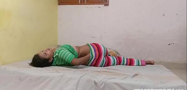  Indian Cousin sister In Jegging Rubbing Her wet Pussy Asking Her Cousin Brother To Fuck Her